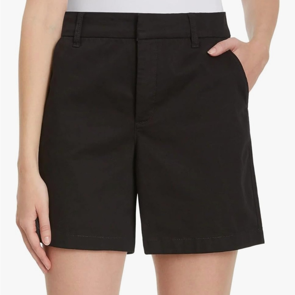 Gloria Vanderbilt Classic Black Chino Shorts